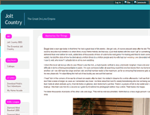 Tablet Screenshot of joltcountry.com